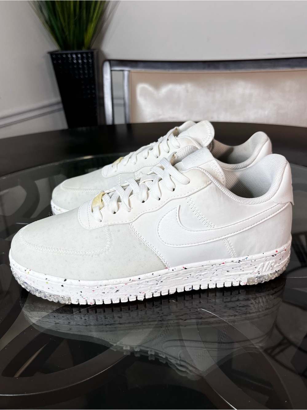 Nike Air Force 1 Crater Summit White Women's Low Top Sneakers Sz 11